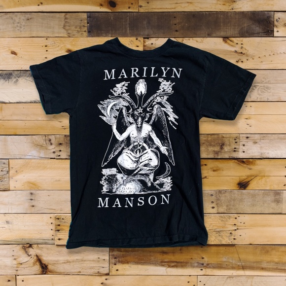 Shirts Marilyn Manson Bigger Than Satan Tee Poshmark